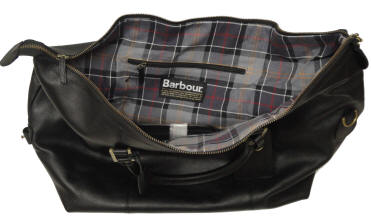 Barbour wax cotton sales travel explorer holdall